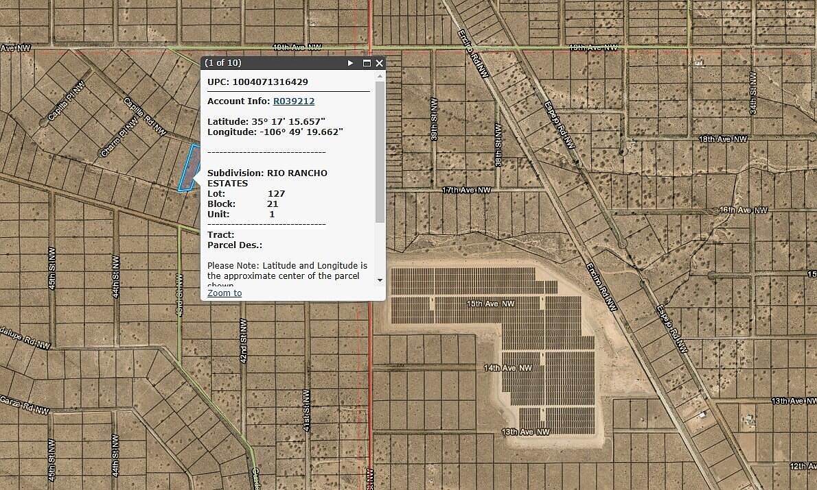 Capillo Rd 0 Capilla Rd NW, Rio Rancho, NM 87144 | MLS #1077672 | Zillow