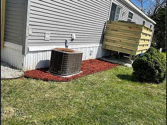 West side of house
