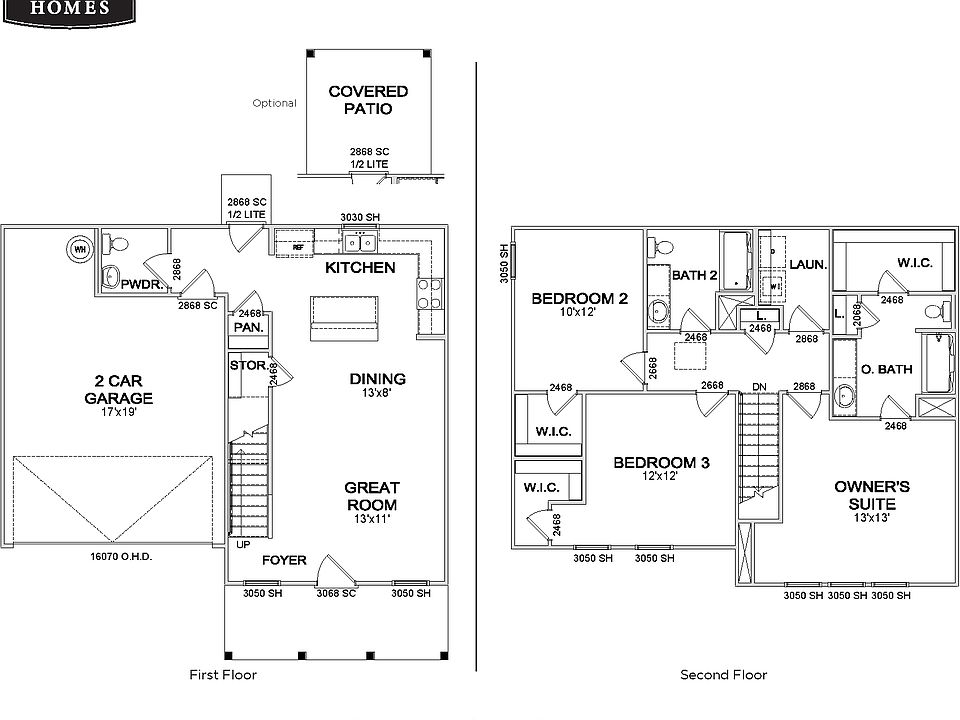 With Kitchen Island