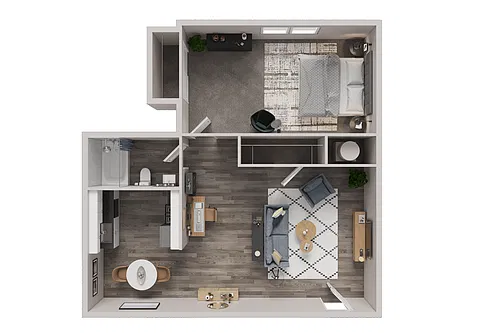 Floor plan 1X1