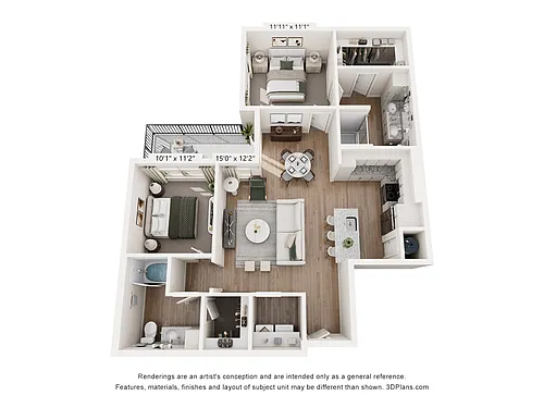 Floor plan B2 - Carolina