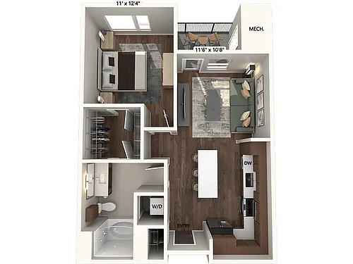 Floor plan A3 - Finish Package 1
