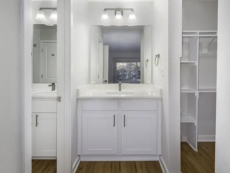Bathroom and extra vanity