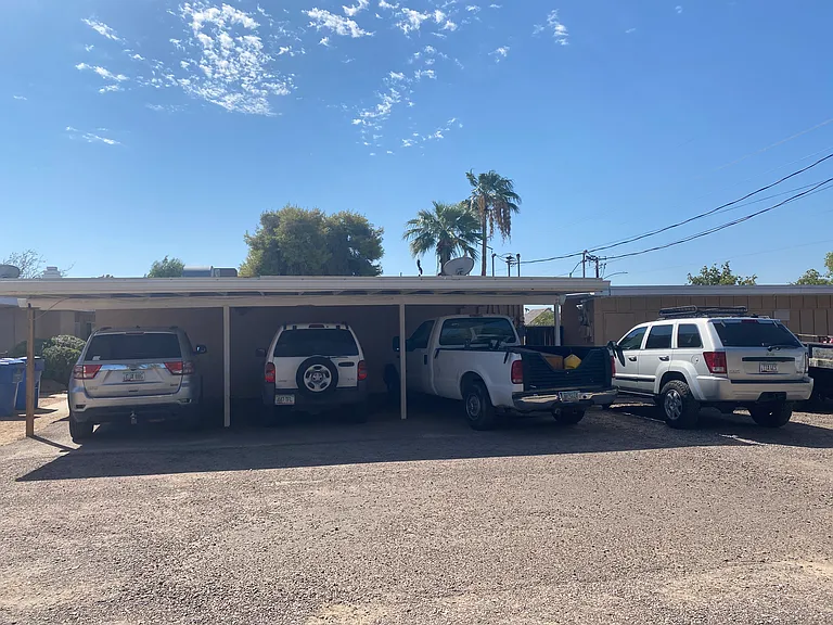 Assigned covered parking