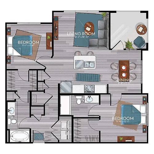 Floor plan B2