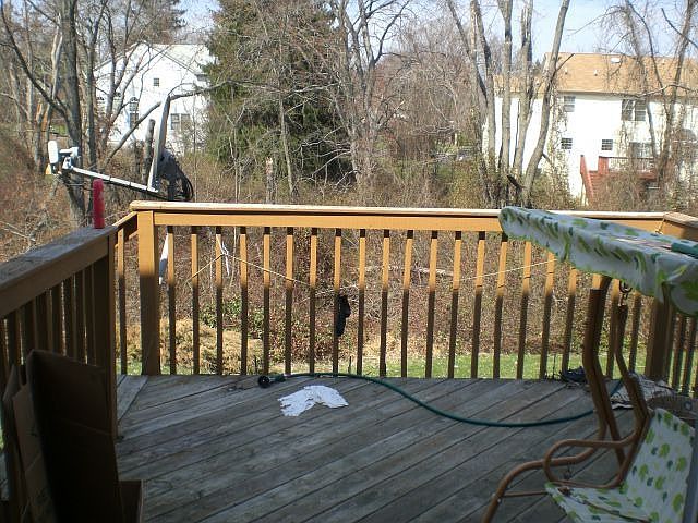 Deck off the kitchen