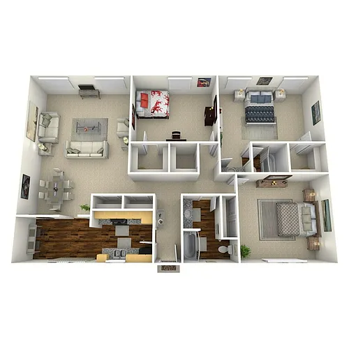 Floor plan 3B