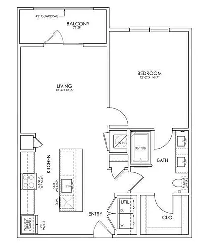 Floor plan Hickory