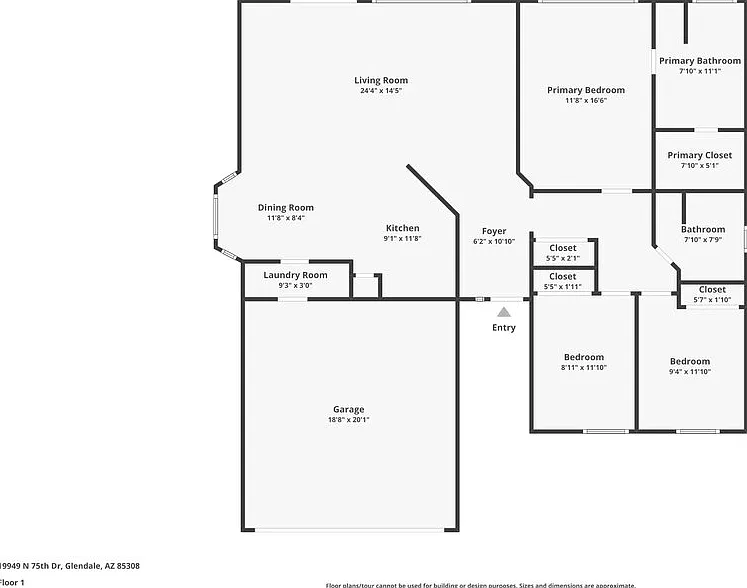 3 bed, 2.0 bath, 1494 sqft, $2,065 — Photo 2
