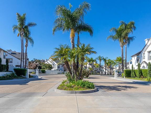 Community Entrance with Palms