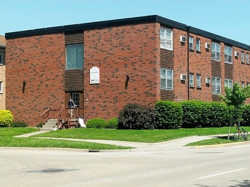 front of building
