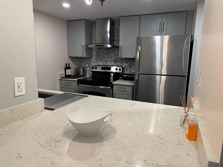Kitchen and counter