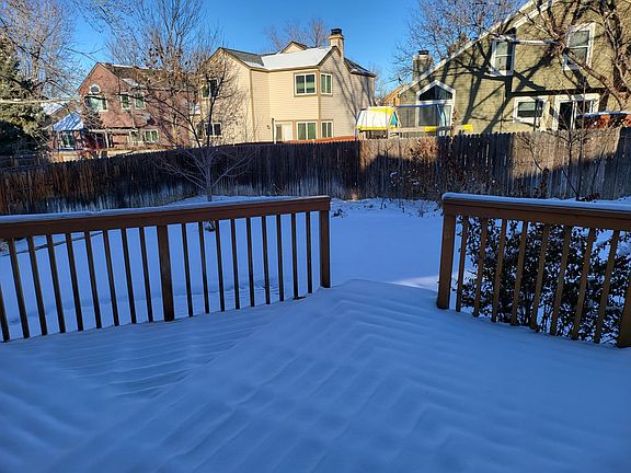 Backyard - Deck and grass yard
