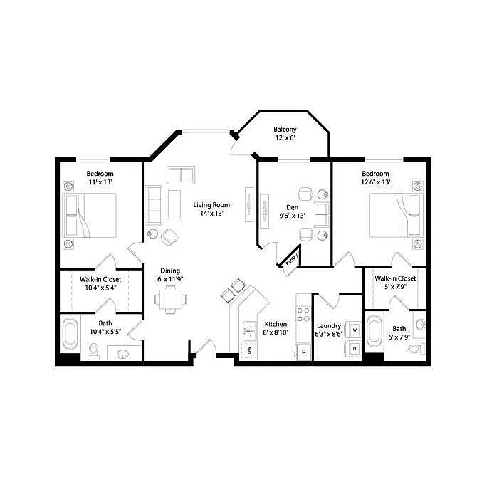 Floor plan B10R