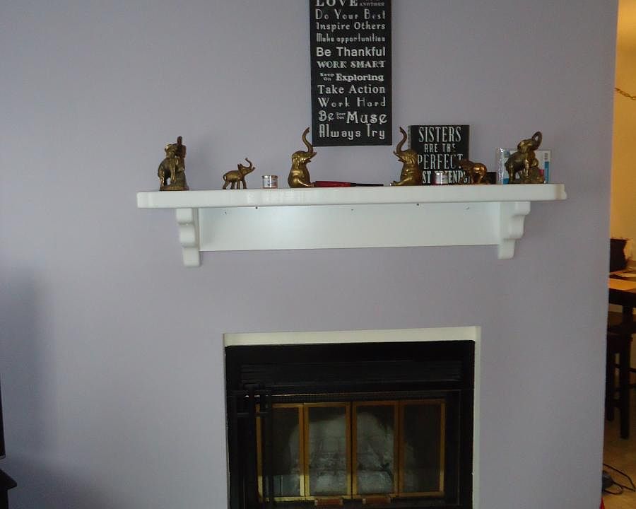 Living Room with Fire Place