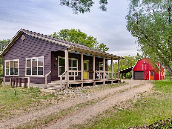 front porch, length of home