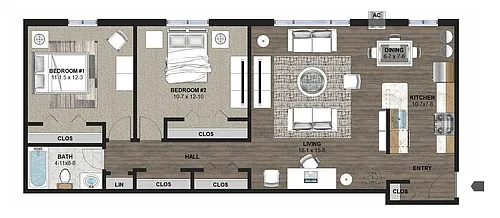 Floor plan The Sapphire