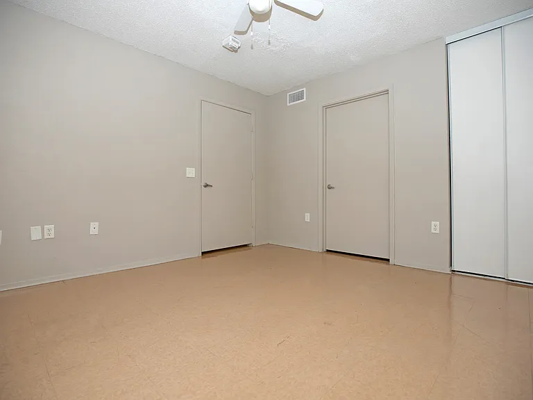 1-bedroom, 1 bathroom unit front door entrance in unit