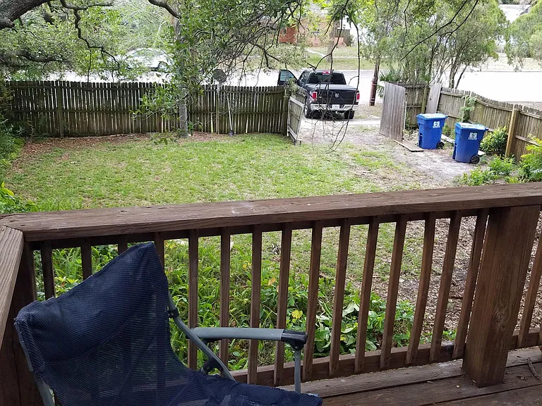 Large yard
