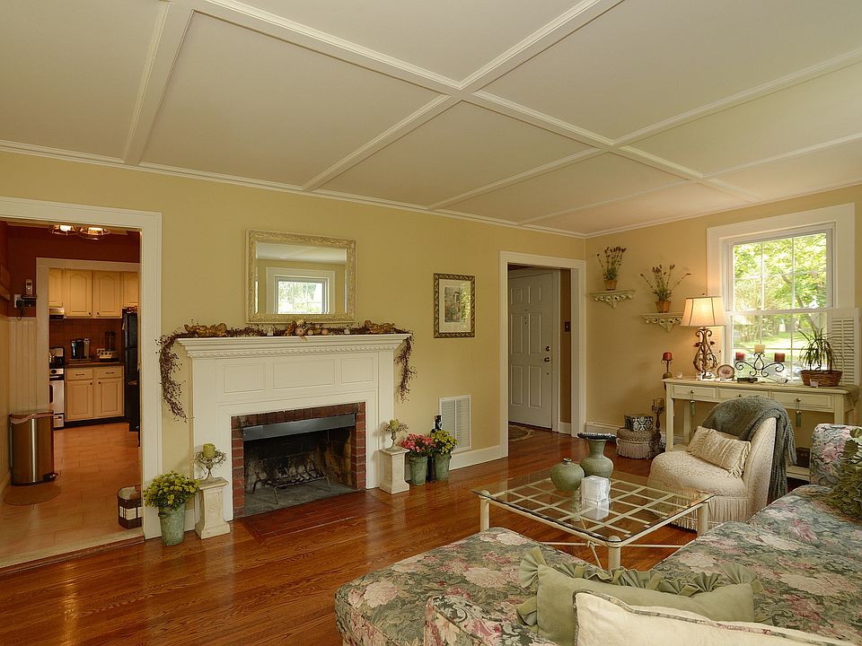 Beautiful wood burning fireplace!