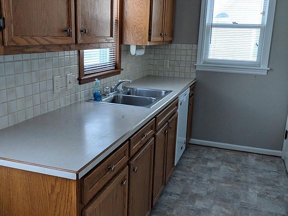 Kitchen with new dishwasher