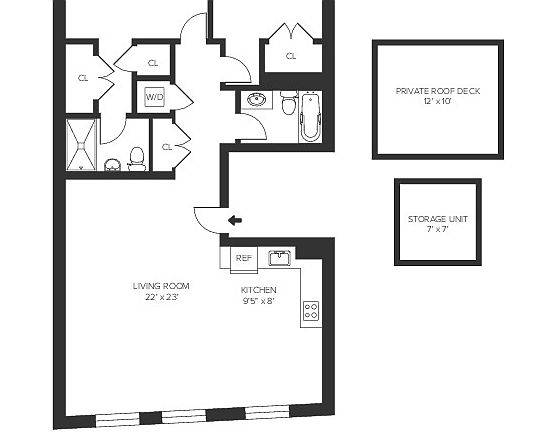 2nd image of 125 S 1st St #2A