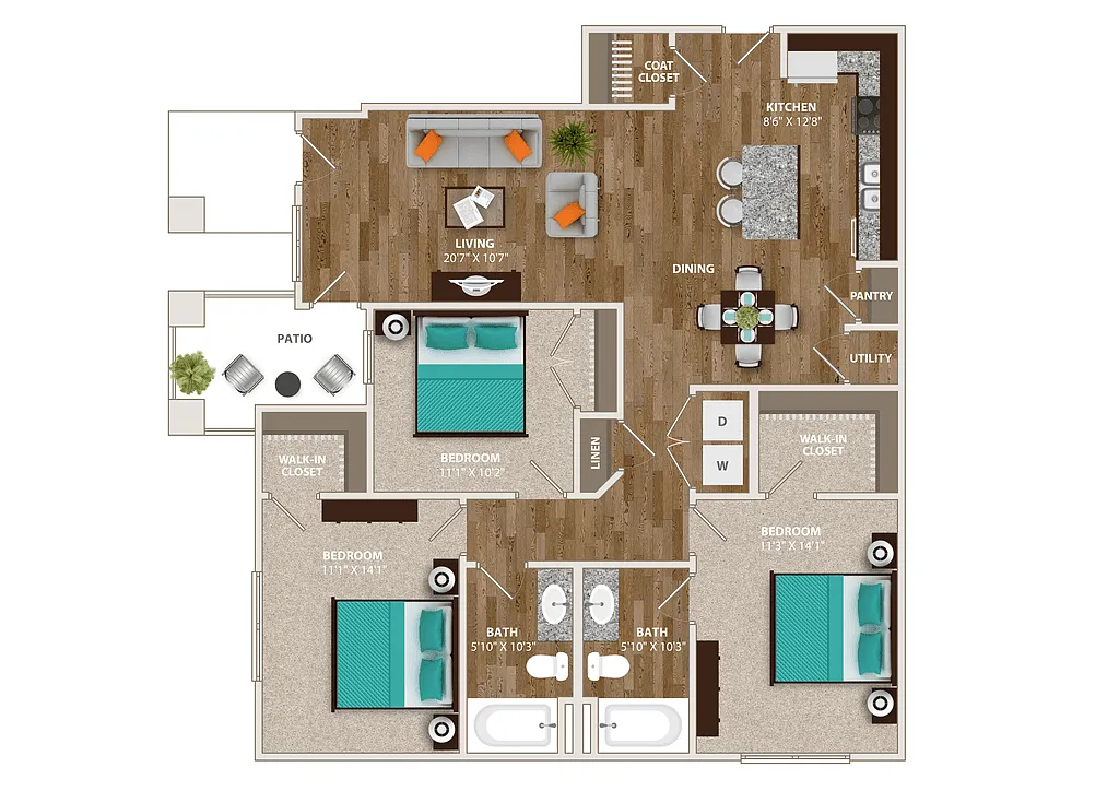 Floor plan C2A