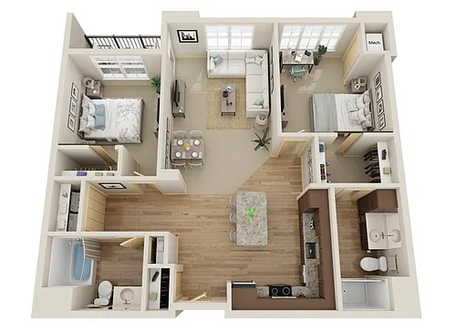 Floor plan D2