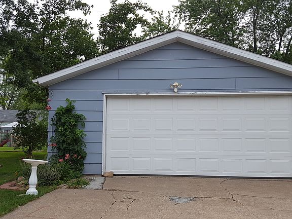 Two and a half car garage.