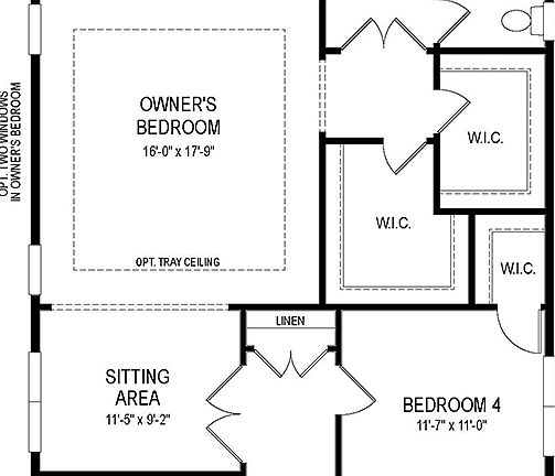 Standard Second Floor Attached Garage
