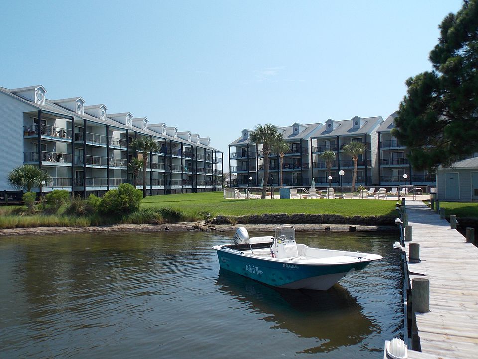 view from dock looking at condo