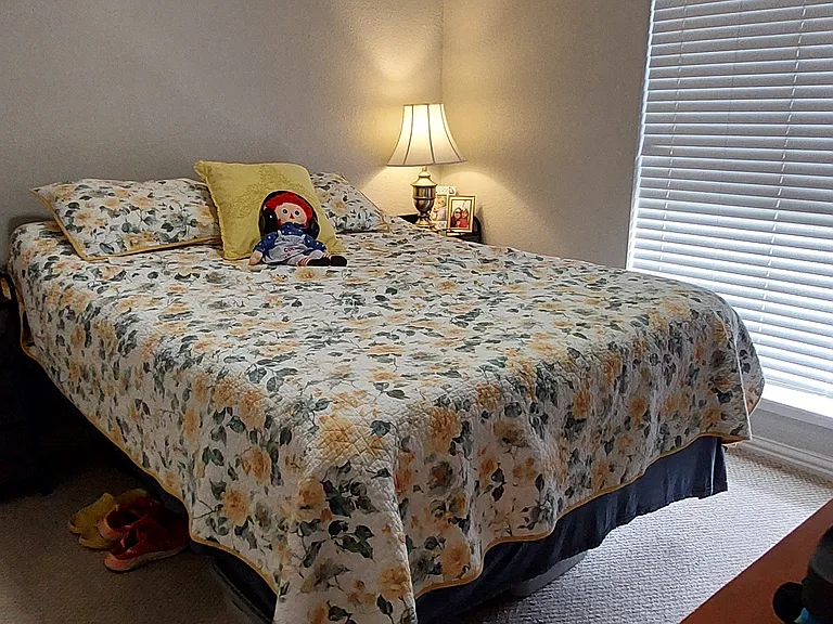 Another view of second bedroom. Plenty of room for a queen bed