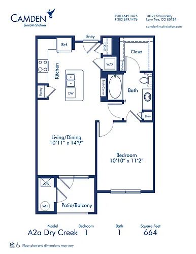 Floor plan Dry Creek