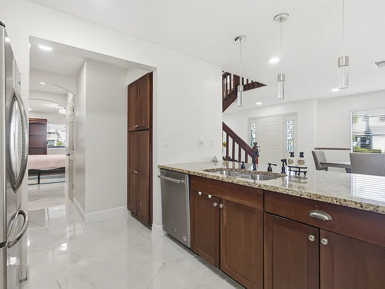 Kitchen area and pantry