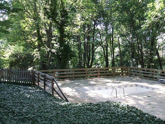 Pool is about 10' x 15'