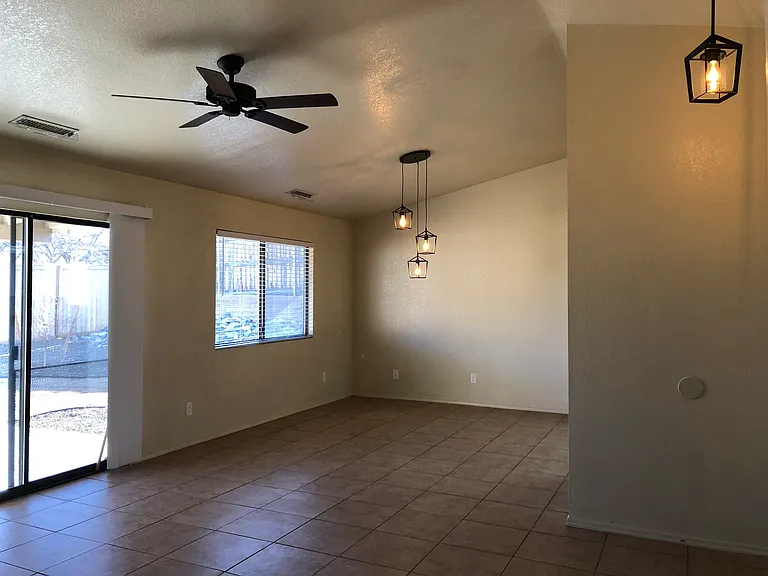 Living room & dining area