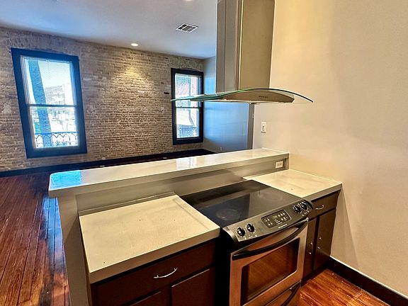 Kitchen with island bar