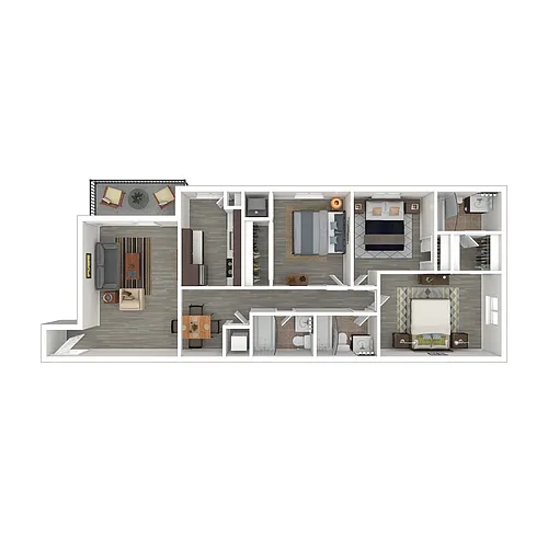 Floor plan 3x3 Tier 1