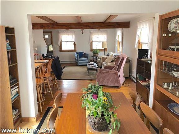 Wide board honey pine floors