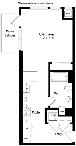 Floor plan S2 Studio