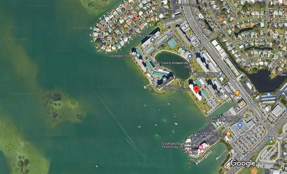 Satellite shot of entire Sea Tower complex