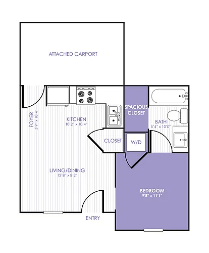 Floor plan Studio 01A