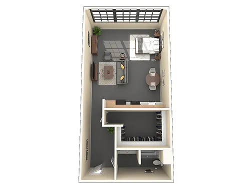 Floor plan Loft B