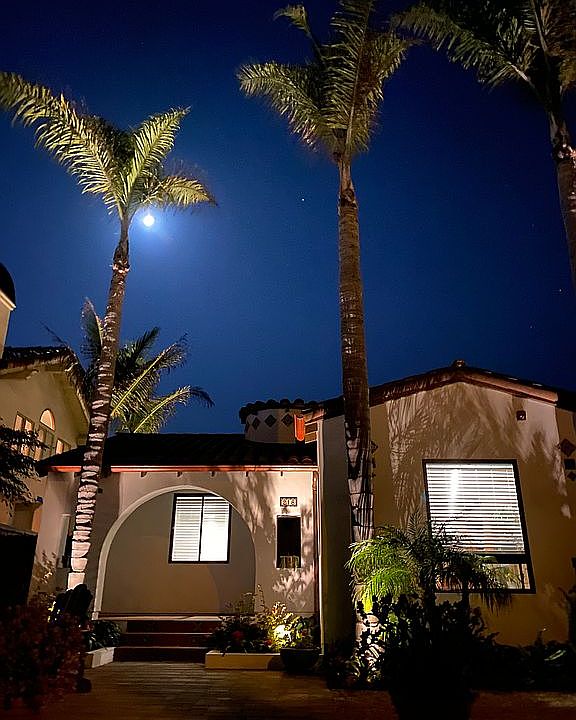 Night time front view