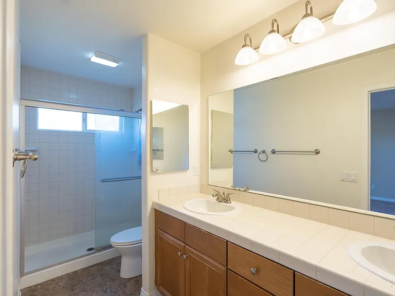 Master shower has been updated since this photo was taken