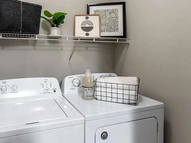 Enjoy the convenience of an in-unit washer and dryer in every apartment.