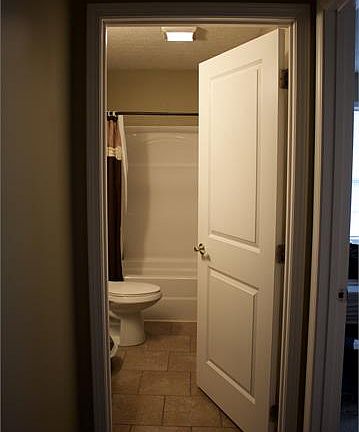 One full bathroom