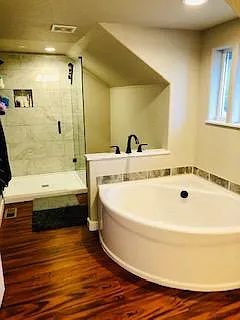 master shower and tub