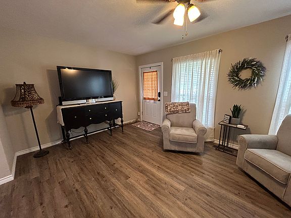 Large screen TV. Remotes and internet included.