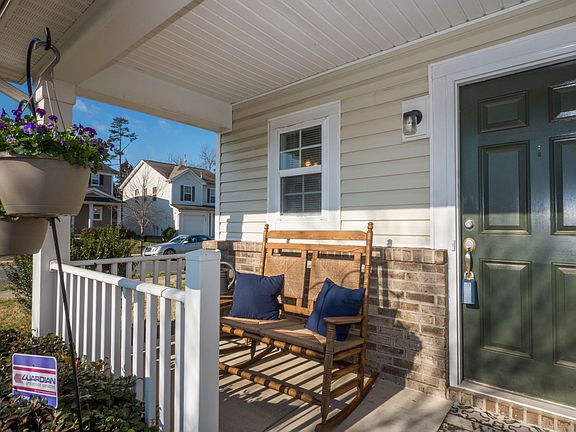 Brick Accents on Front Porch